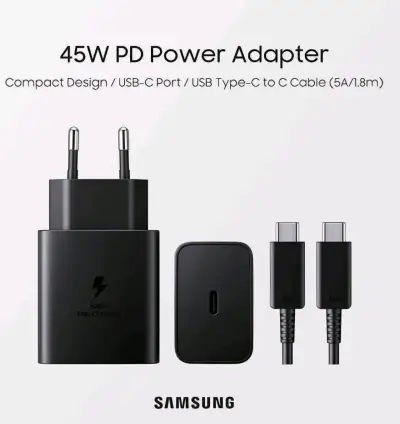 Cargador Rápido Samsung 45W con Cable USB-C - miniatura 1
