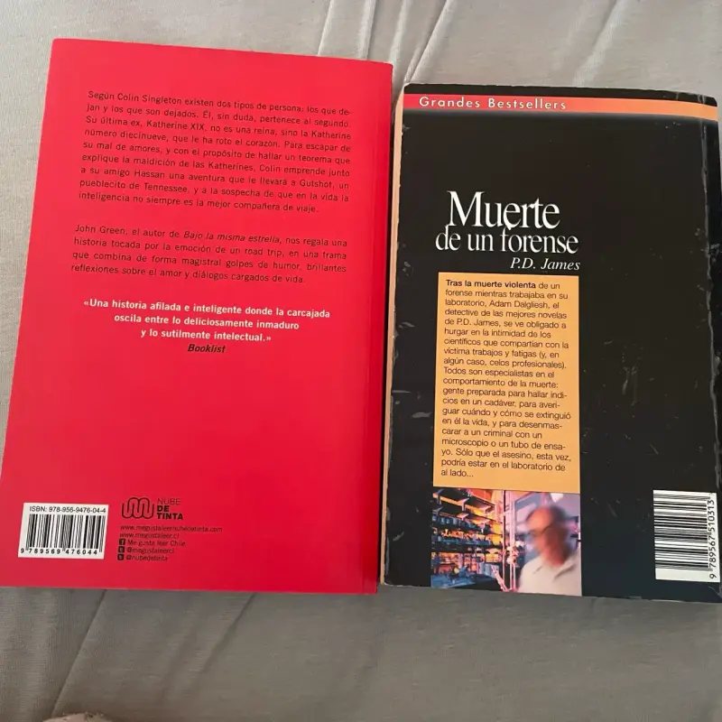 Pack de libros 'El Teorema Katherine' y 'Muerte de un Forense' - 2