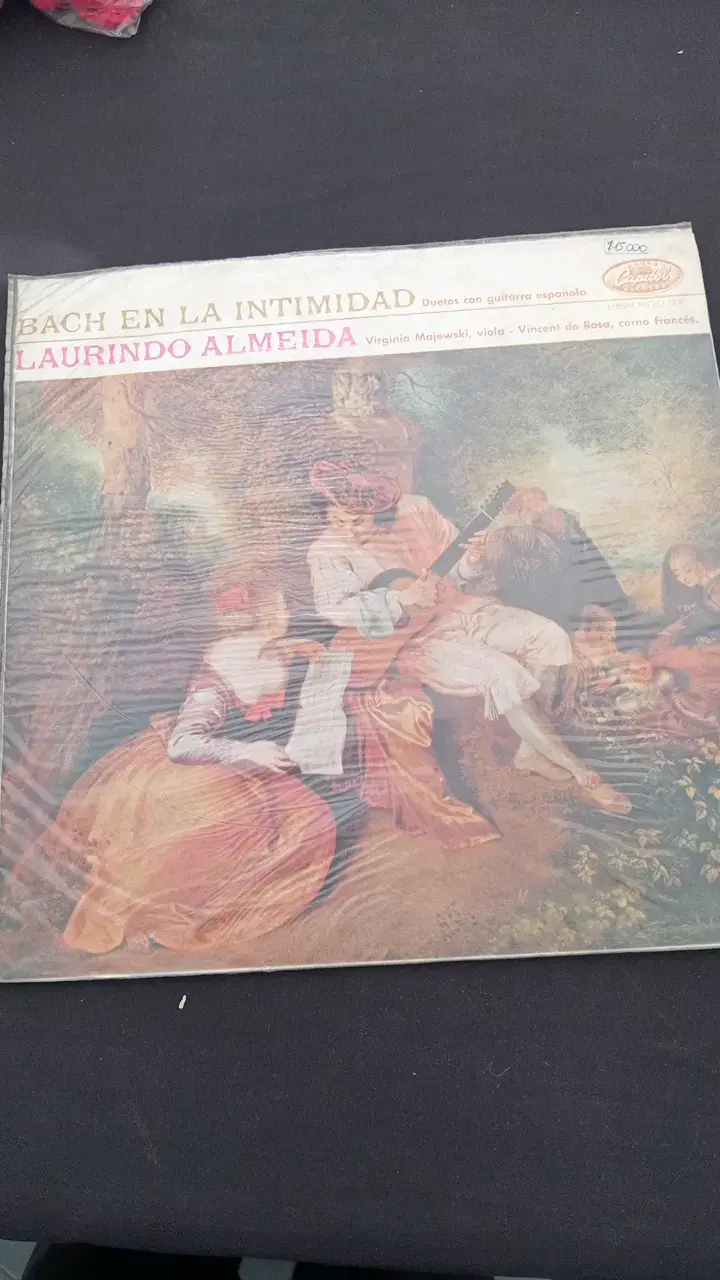 Vinilo Bach en la Intimidad de Laurindo Almeida - 1