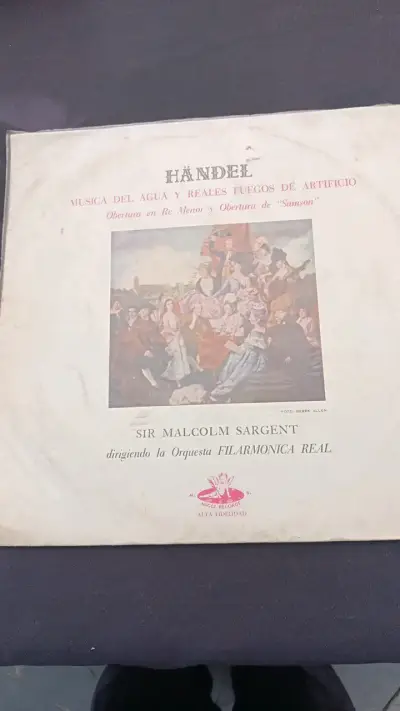 Disco de vinilo Händel Música del Agua - miniatura 1