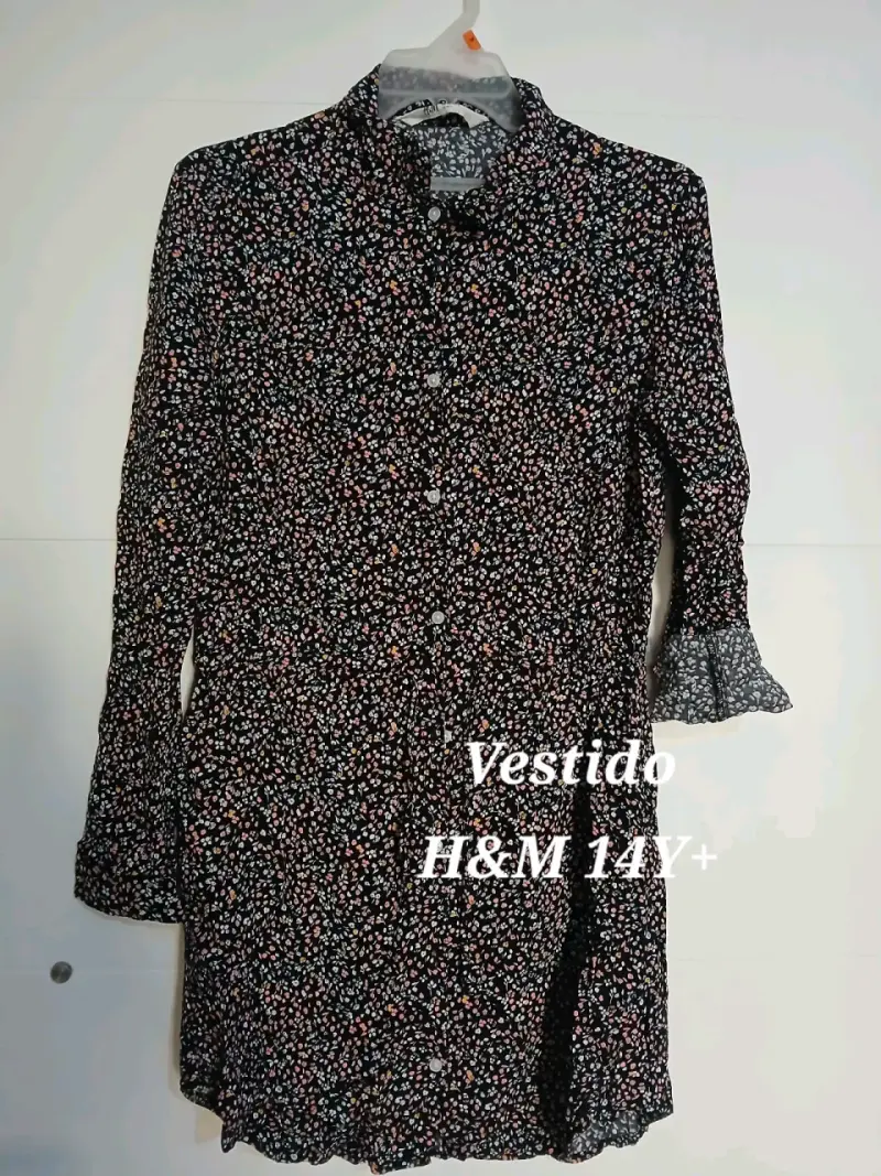 Vestido floral H&M para adolescentes - 1
