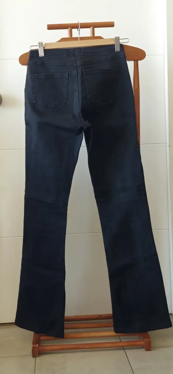Pantalones Top Navy con botones dorados - 2