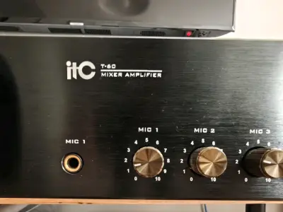 Amplificador Mezclador ITC T-60 para Micrófonos - miniatura 1