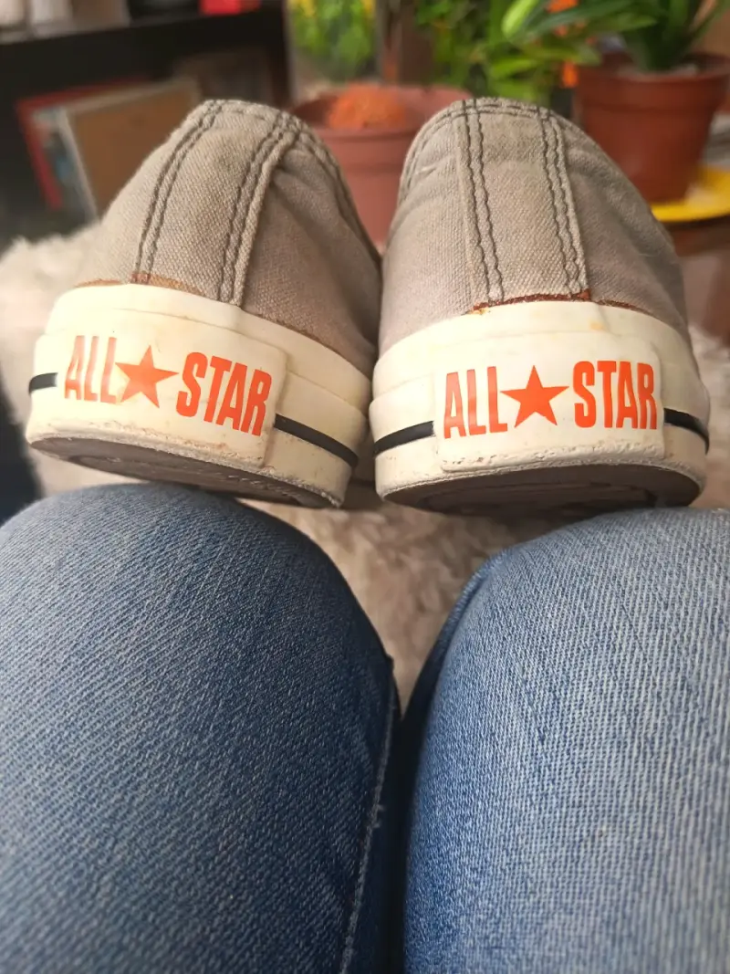 Zapatillas All Star grises sin cordones - 3