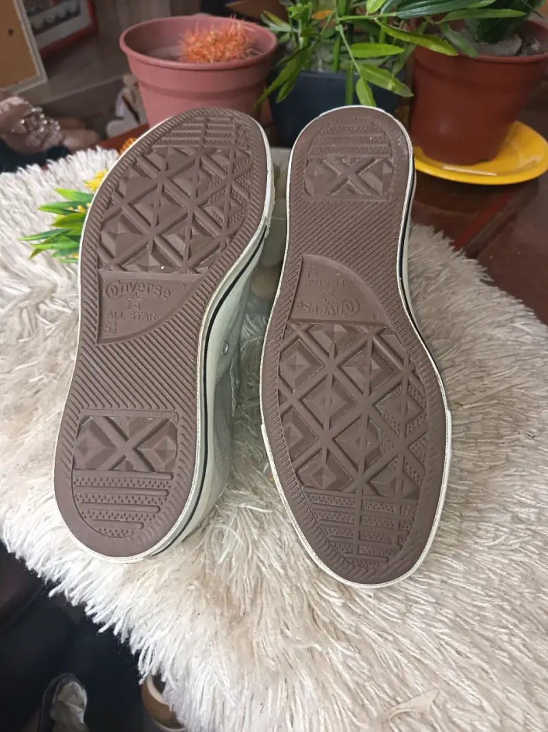 Zapatillas All Star grises sin cordones - 6