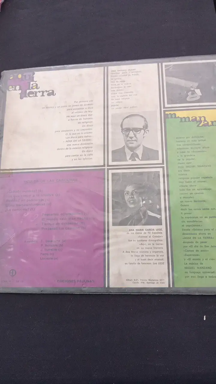 Vinilo Manzano Aquí en la Tierra - 2