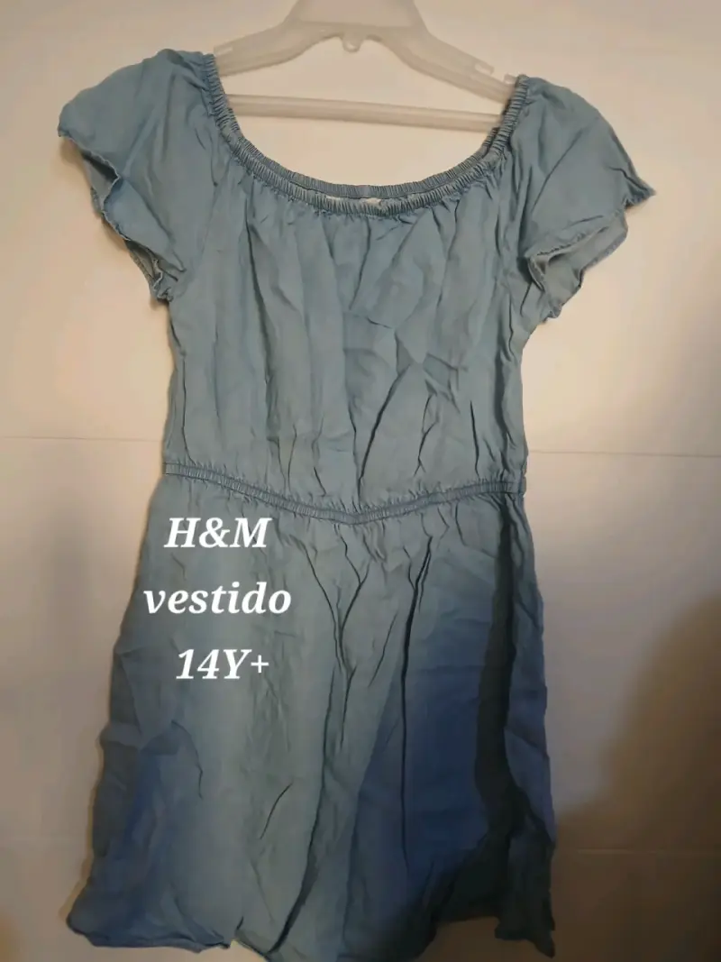 Vestido azul H&M para niña 14Y+ - 1