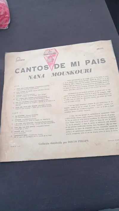 Vinilo Nana Mouskouri Chants De Mon Pays - miniatura 2