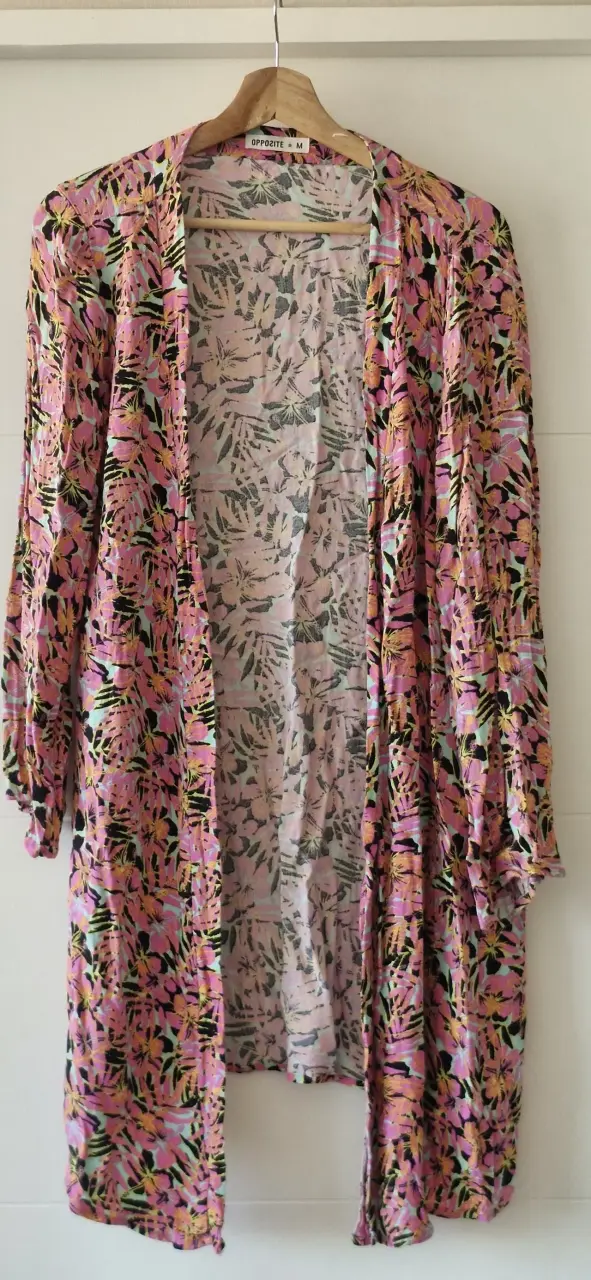 Kimono floral multicolor Opposite talla M