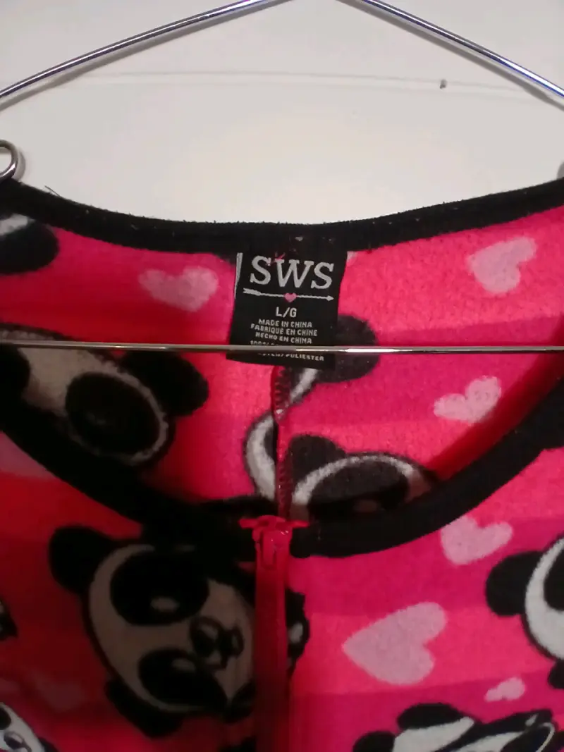 Pijama enterizo juvenil con diseño de pandas - 2