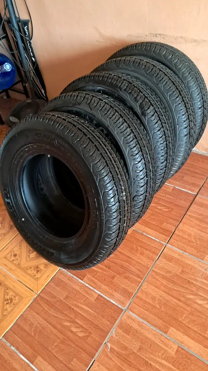 Juego de 5 neumáticos dunlop 195/80/15 - 3