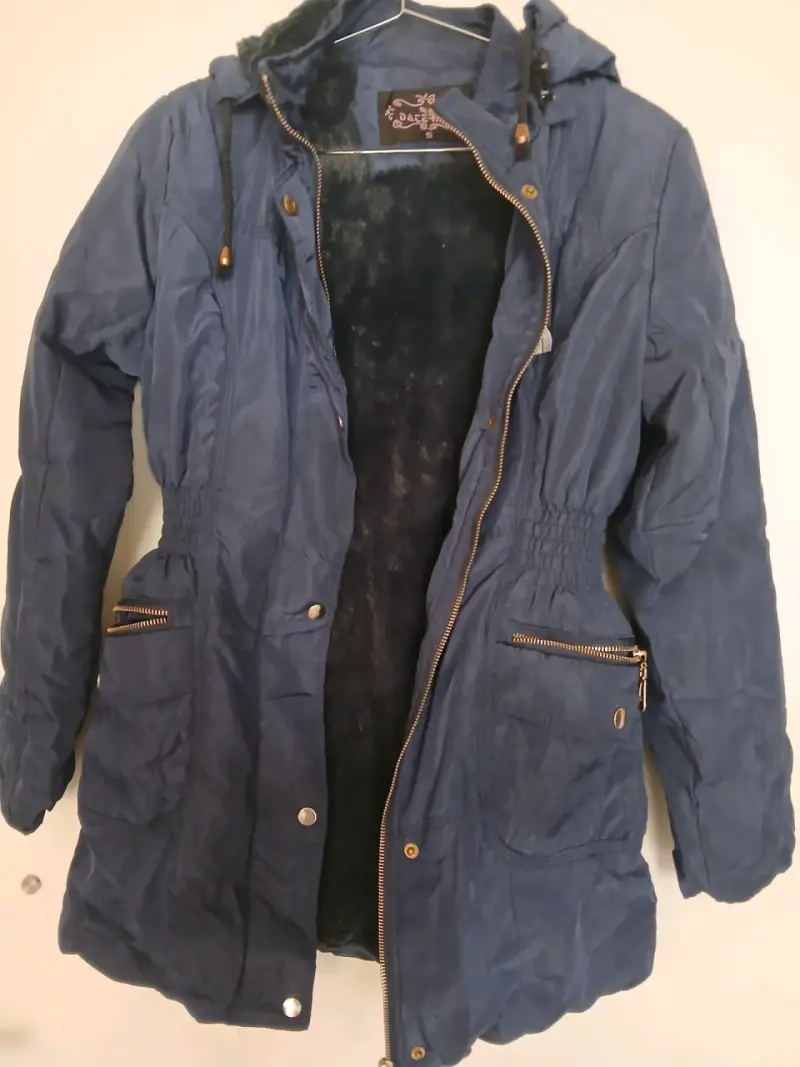 Parka azul The North Face con capucha - 3