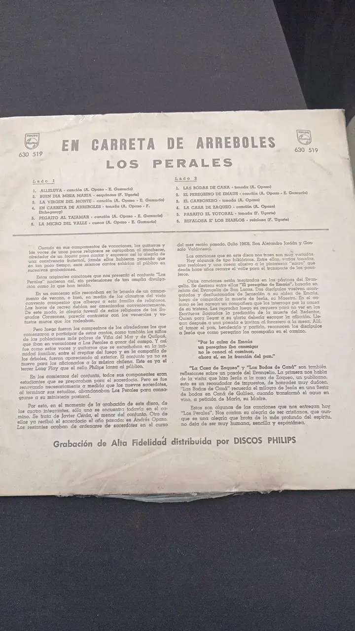 Vinilo Los Perales En Carreta de Arreboles - 2