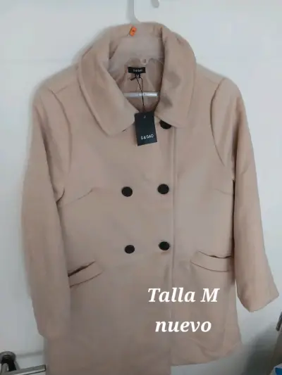 Abrigo beige para mujer G&Gao talla M nuevo - miniatura 1