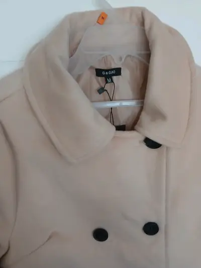 Abrigo beige para mujer G&Gao talla M nuevo - miniatura 3