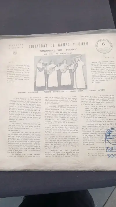 Disco vinilo Los Perales Guitarras de Campo y Cielo - miniatura 2