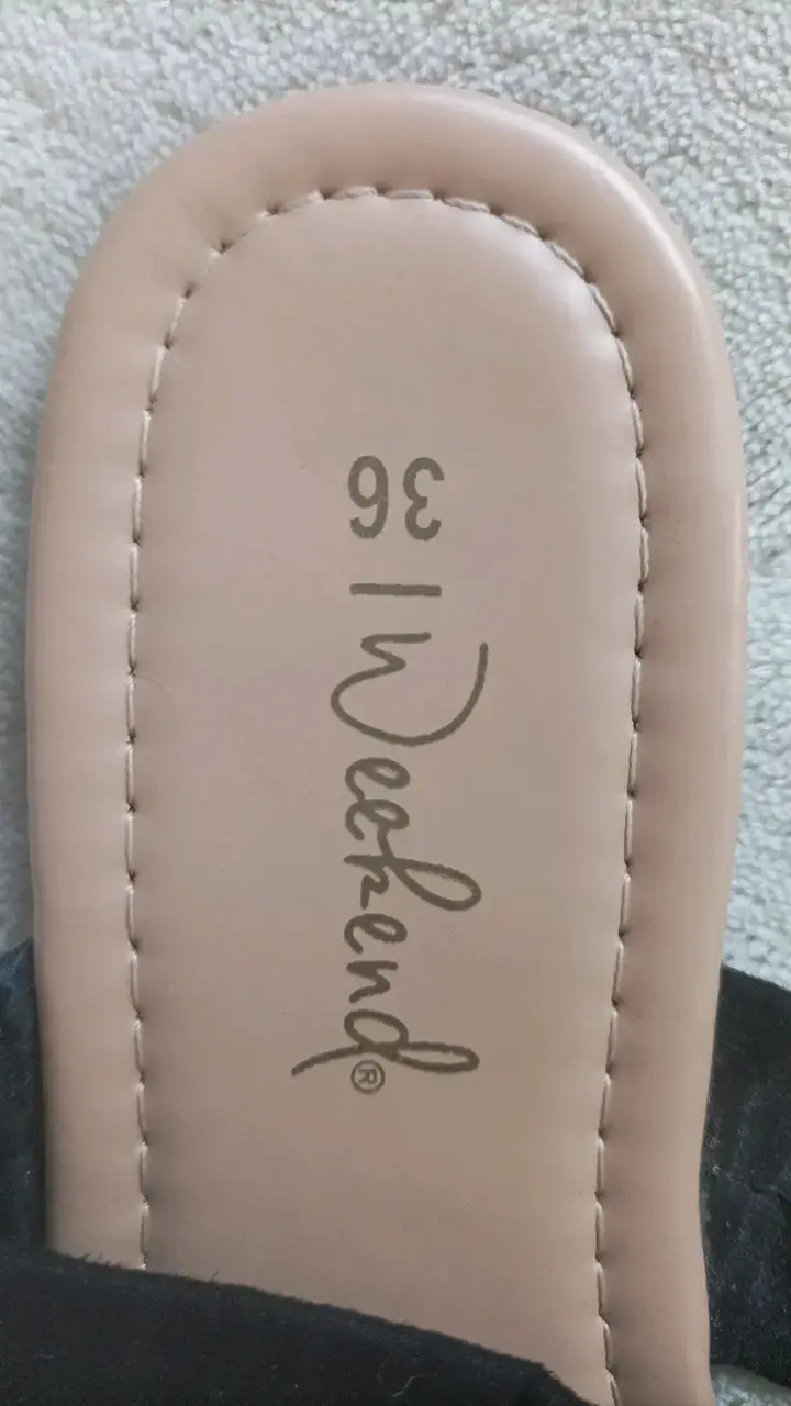 Sandalias planas negras Weekend talla 36 - 3