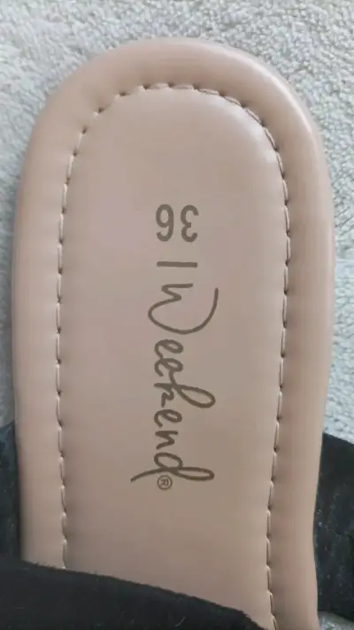 Sandalias planas negras Weekend talla 36 - miniatura 3