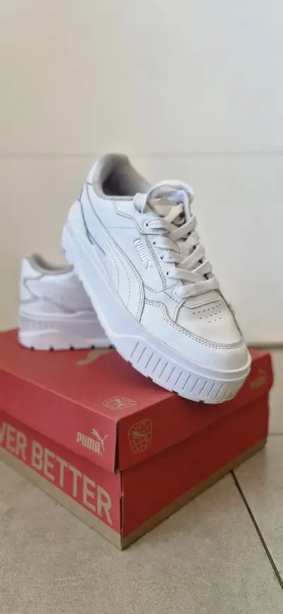 Zapatillas deportivas blancas Puma mujer - miniatura 1
