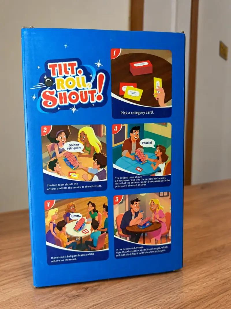 Juego de mesa Tilt Roll Shout en inglés - 3