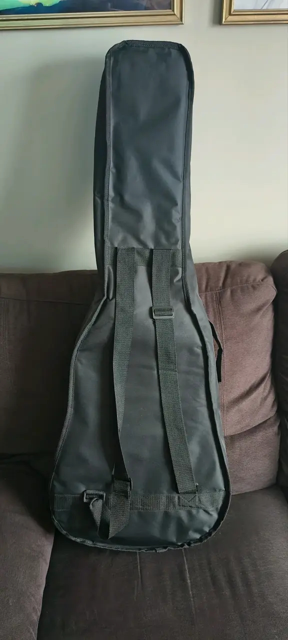 Guitarra acústica Cort Af510 negra con funda - 4