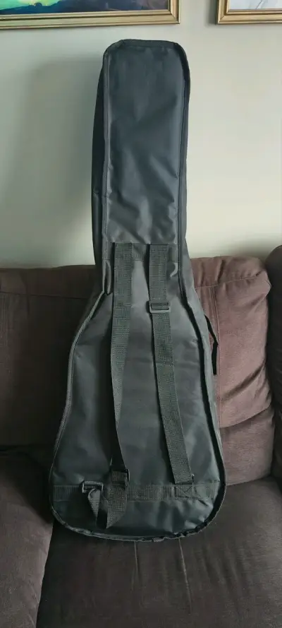 Guitarra acústica Cort Af510 negra con funda - miniatura 4