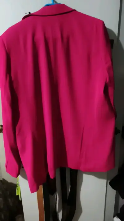 Blazer fucsia para mujer talla L - miniatura 2