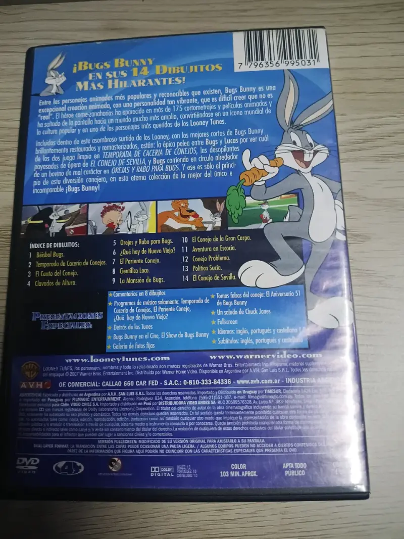 DVD Looney Tunes: Lo Mejor de Bugs Bunny - 3