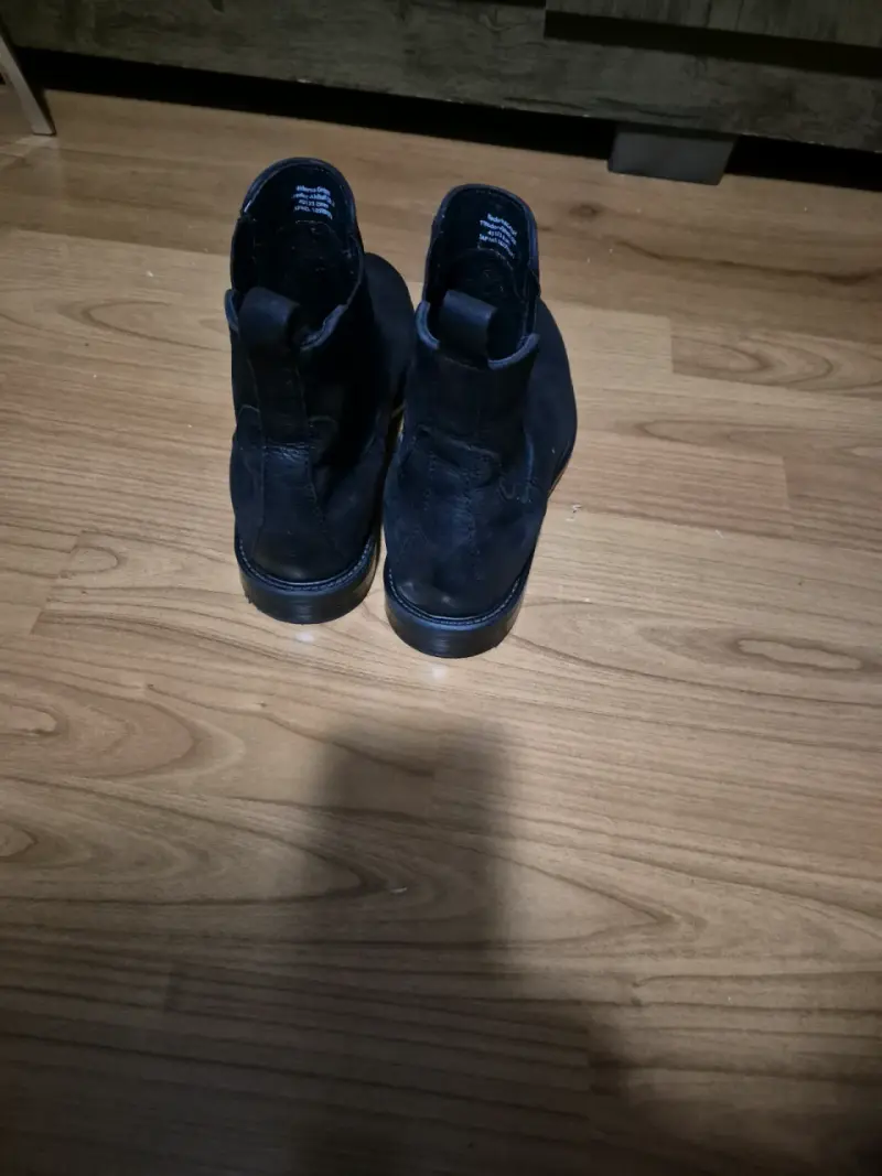 Botines de cuero negro - 2