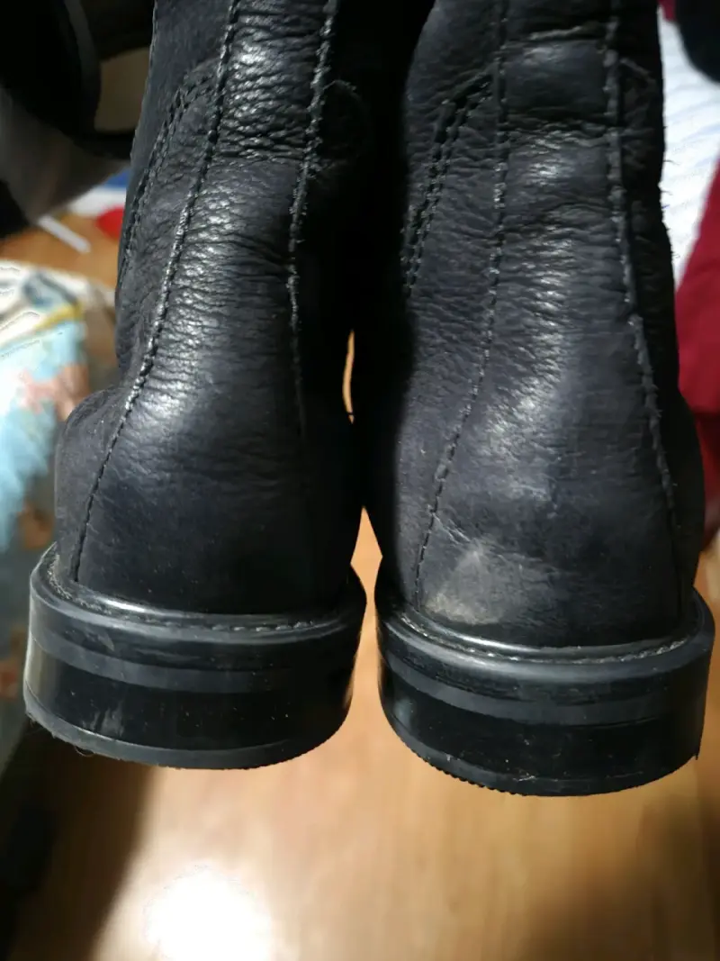 Botines de cuero negro - 3