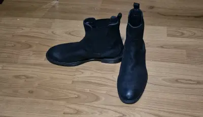 Botines de cuero negro - miniatura 4