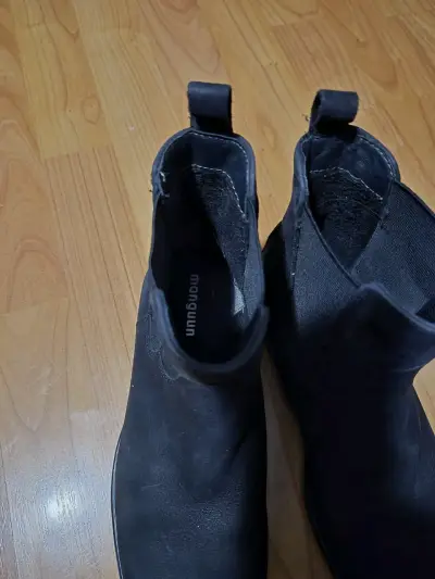 Botines de cuero negro - miniatura 5