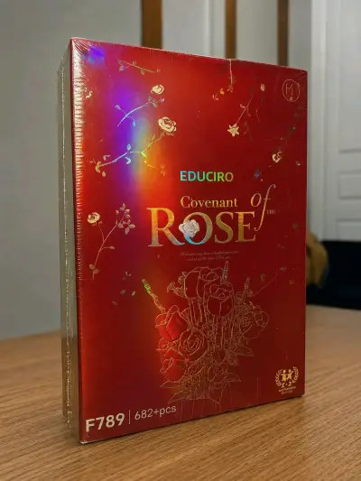 Ramo de Rosas de Bloques de Construcción Educiro - miniatura 2