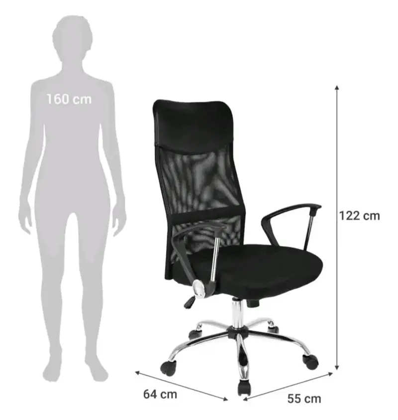 Silla de Oficina Ergonómica - 4