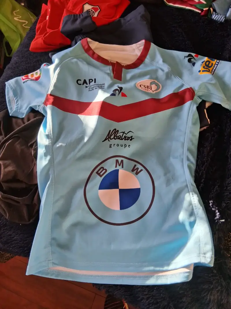 Camiseta Le Coq Sportif BMW azul rugby francia - 2