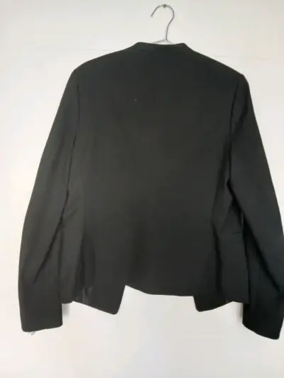 Blazer negro H&M talla 38 para mujer - miniatura 3