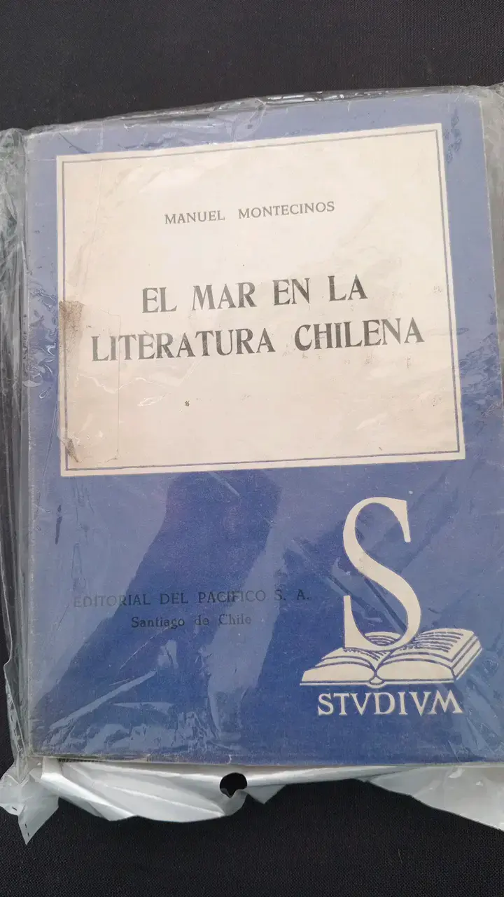 Libro 'El Mar en la Literatura Chilena' de Manuel Montecinos