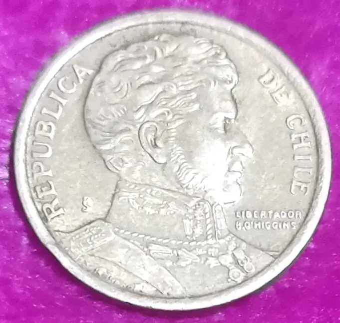 Moneda chilena escasa de 5 pesos de 1991 - 2