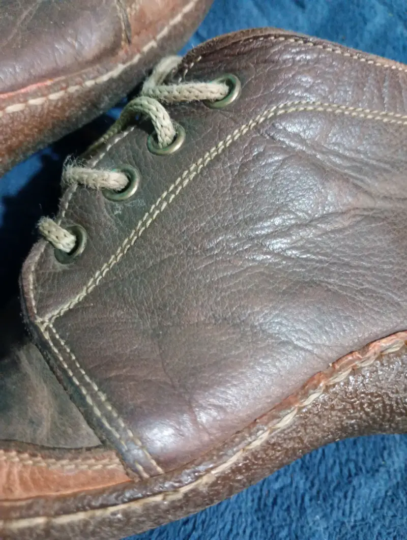 Botines de cuero marrón para hombre - 1