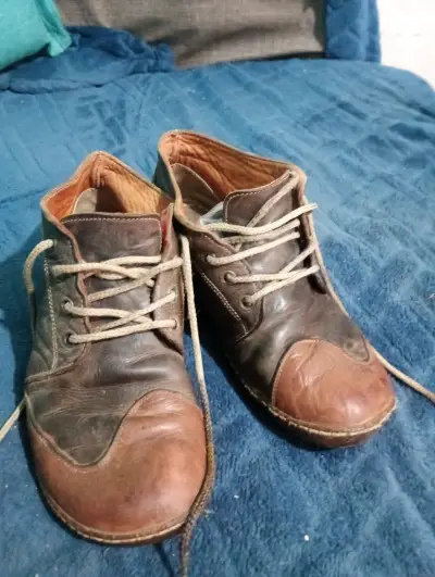 Botines de cuero marrón para hombre - miniatura 5