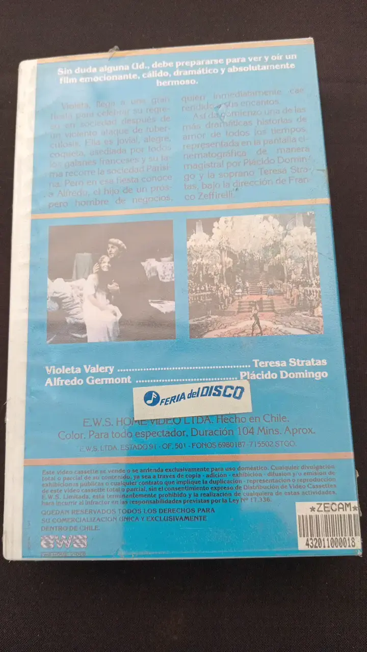 VHS La Traviata de Franco Zeffirelli - 2