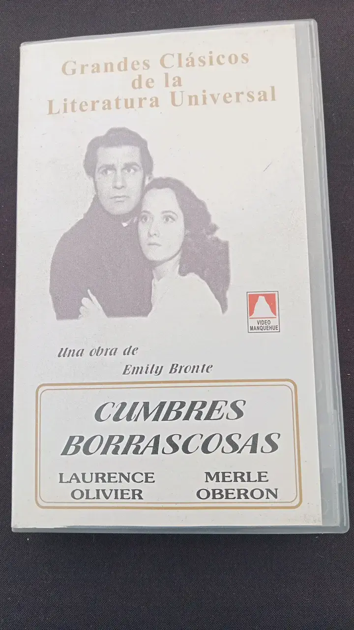 Película VHS Cumbres Borrascosas Emily Bronte - 1