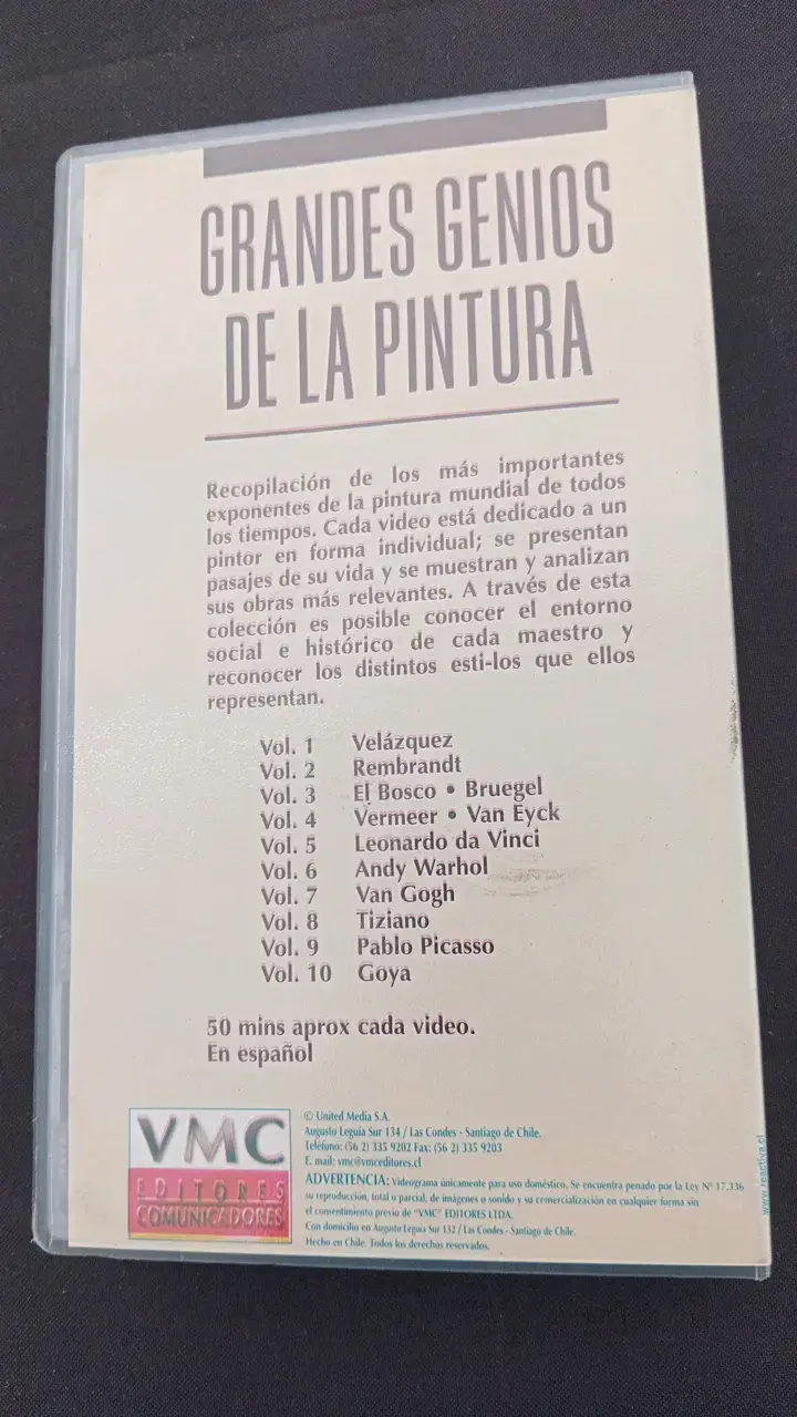 Colección de Videos Grandes Genios de la Pintura - 2