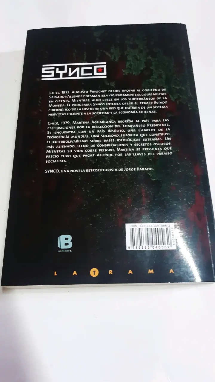 Libro Synco de Jorge Baradit, 3ª edición - 2