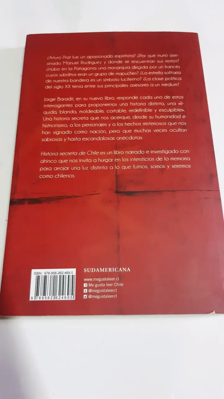 Libro Historia Secreta de Chile por Jorge Baradit - 2