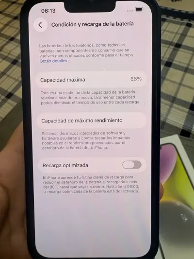 iPhone 14 128 blanco con caja y accesorios - miniatura 2