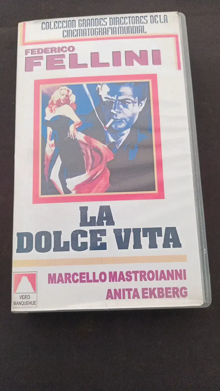 VHS La Dolce Vita de Federico Fellini