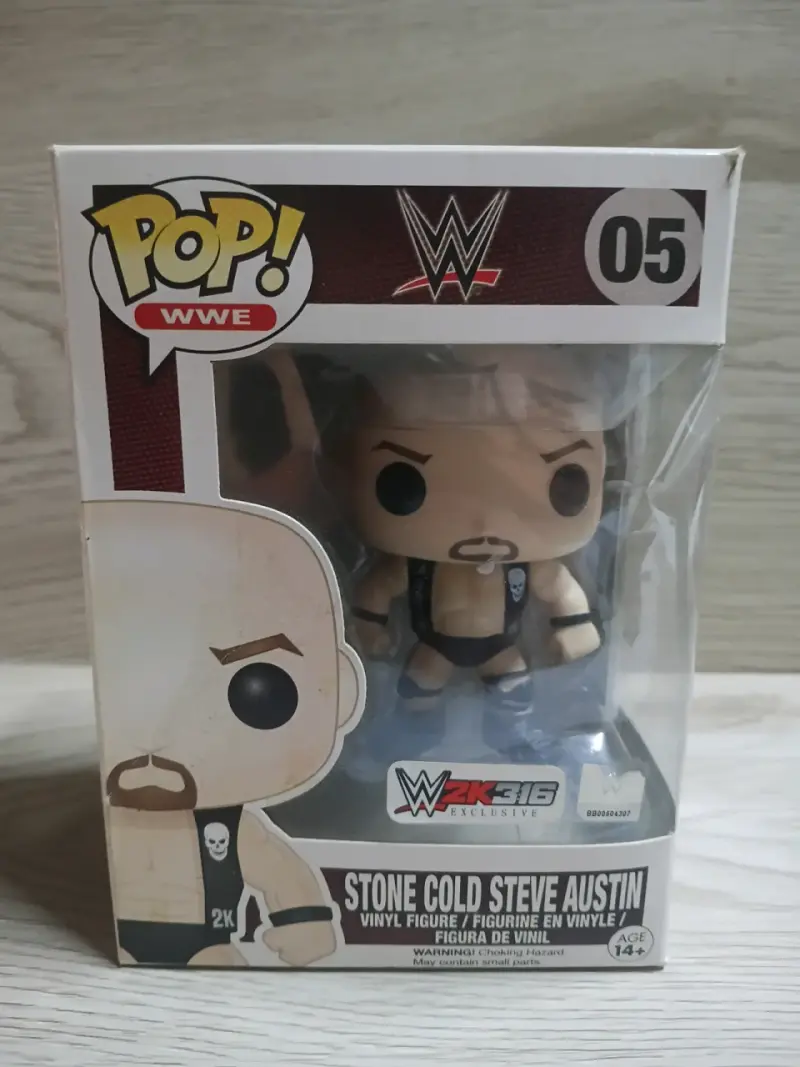 Figura Funko Pop Stone Cold Steve Austin WWE - 1