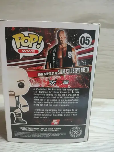 Figura Funko Pop Stone Cold Steve Austin WWE - miniatura 3