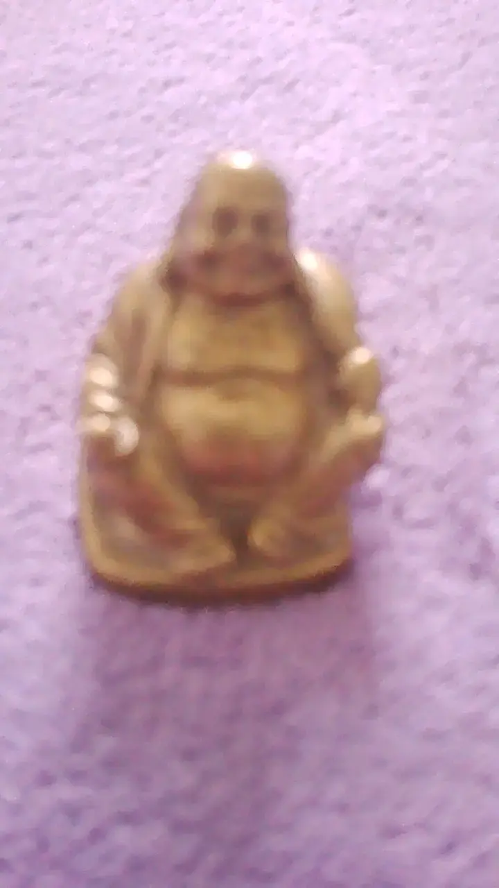 Figura decorativa de Buda en bronce - 5